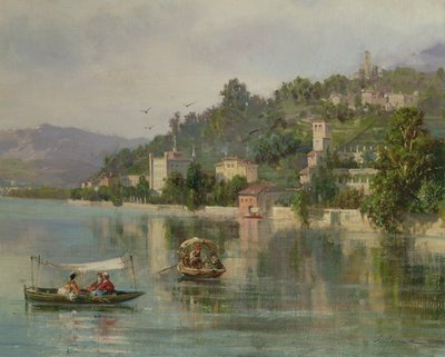 Lake Como by Gustave Mascart